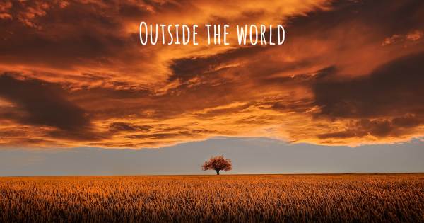 OUTSIDE THE WORLD