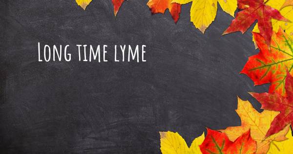 LONG TIME LYME