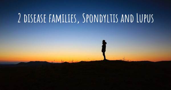 2 DISEASE FAMILIES, SPONDYLTIS AND LUPUS
