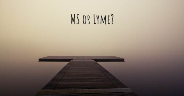 MS OR LYME?